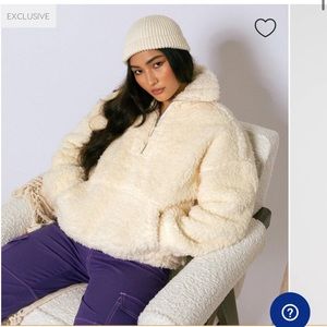 Nwt city beach sherpa pullover